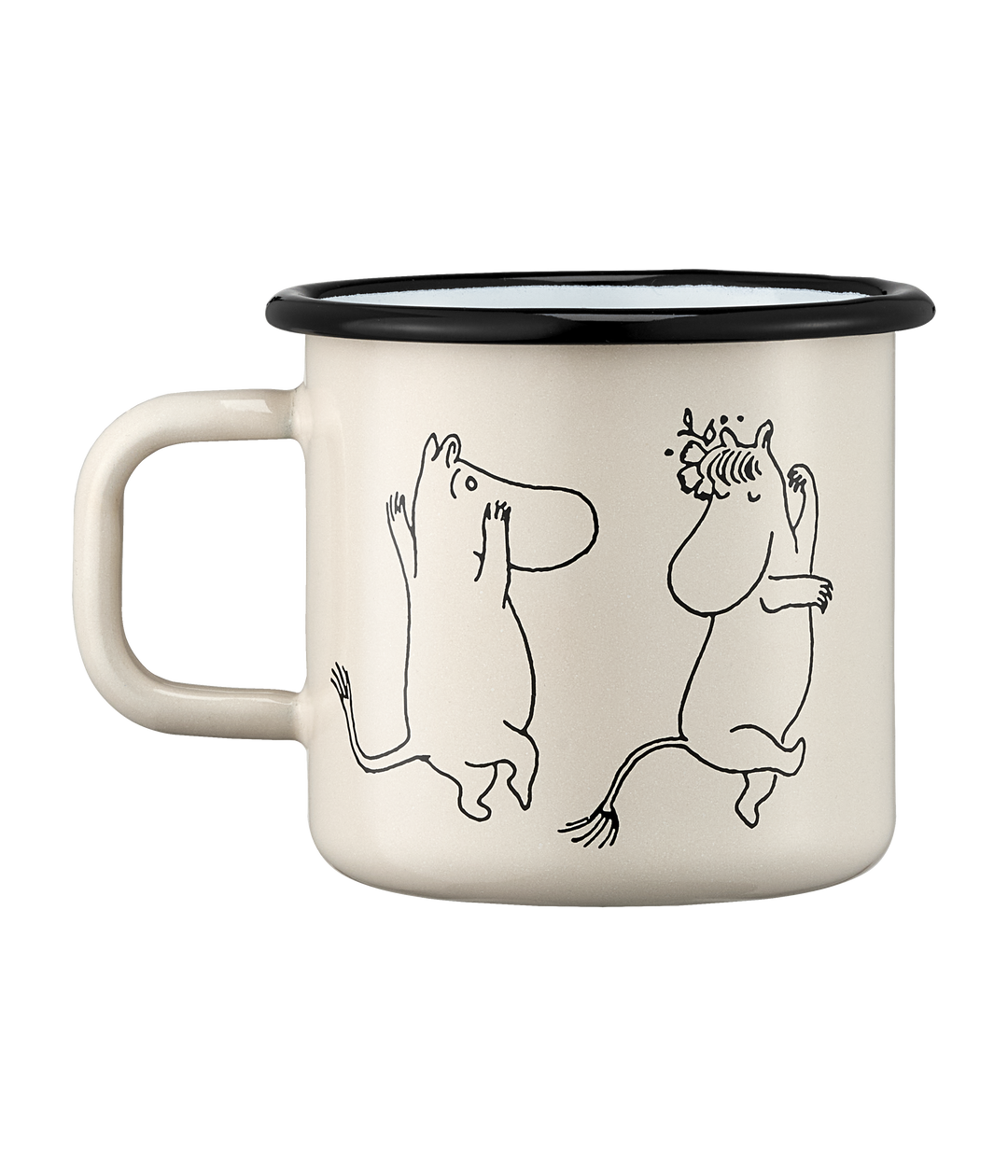 Enamel mug Moomin 80 years 370ml
