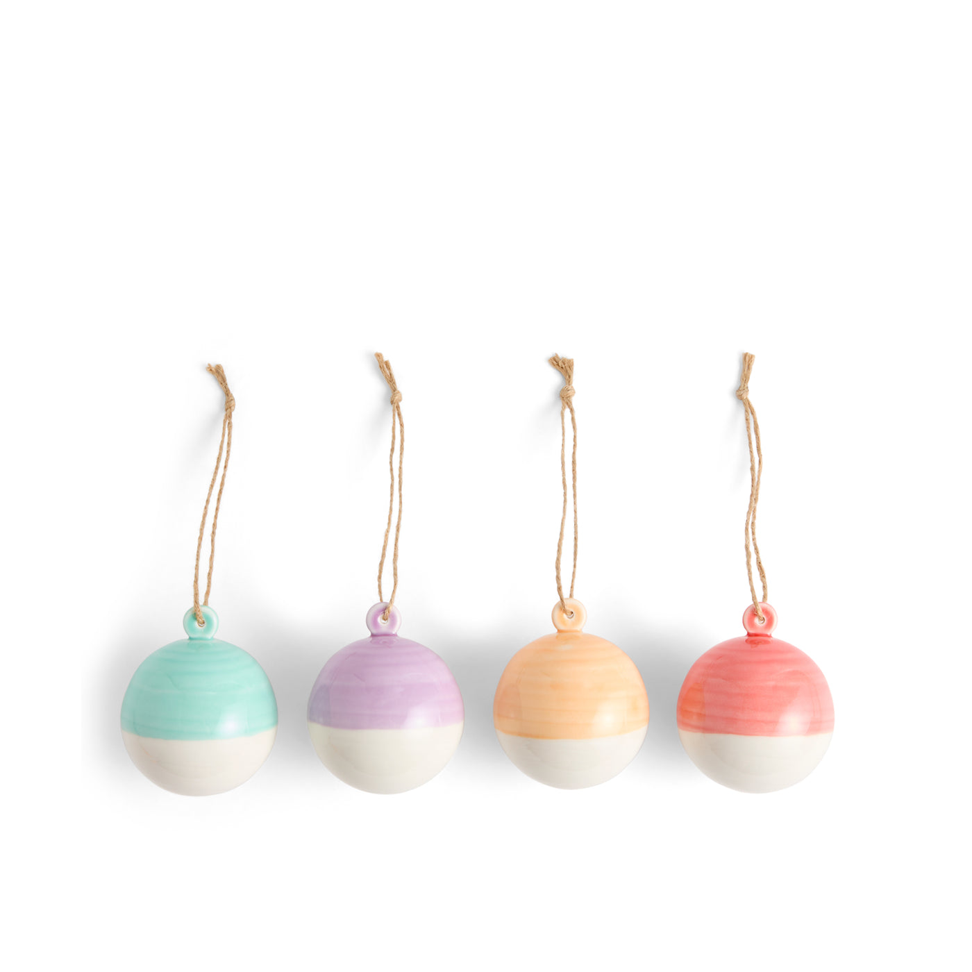 Royal Doulton Christmas Ornament Round Set of 4