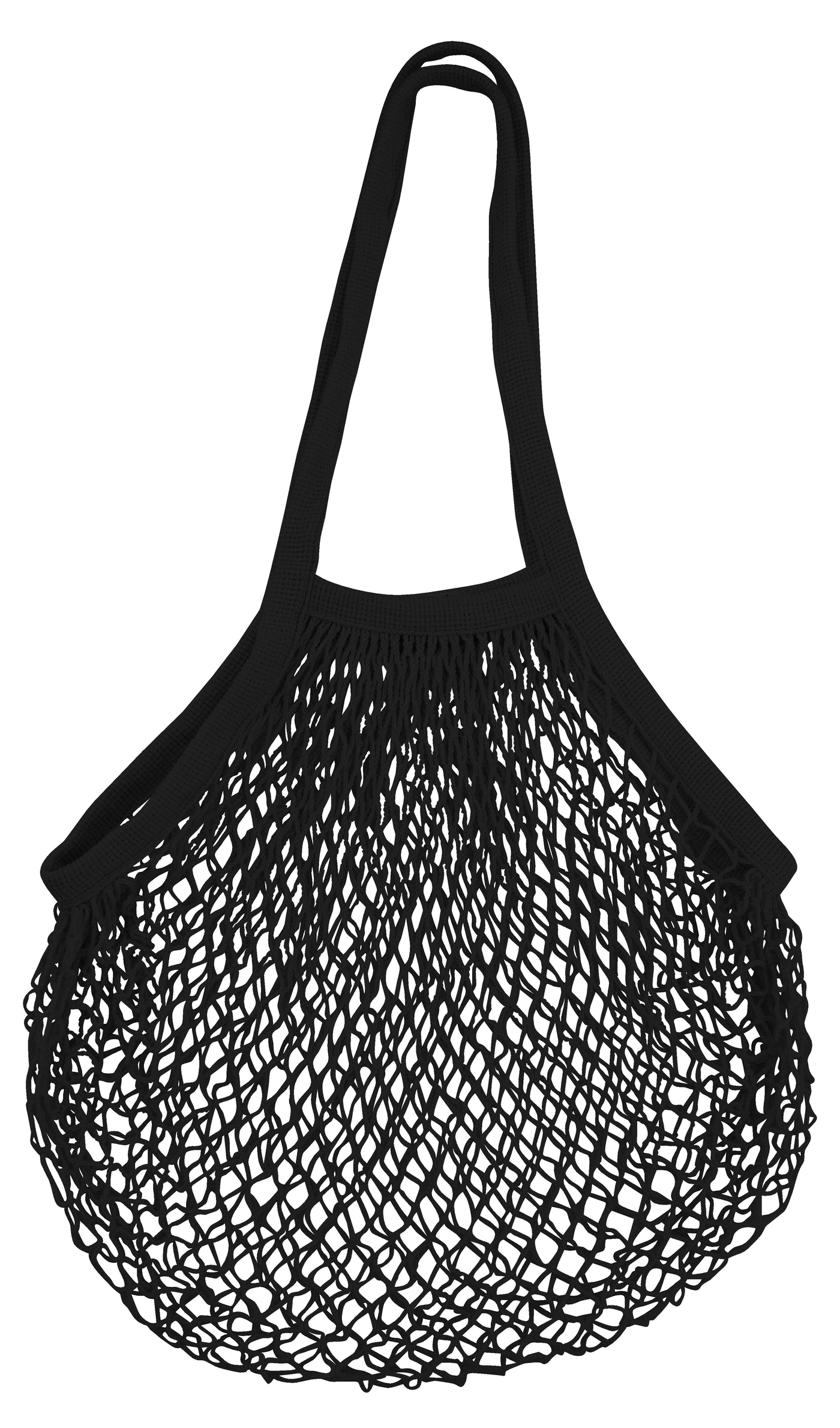 Long Handle String Bag Black