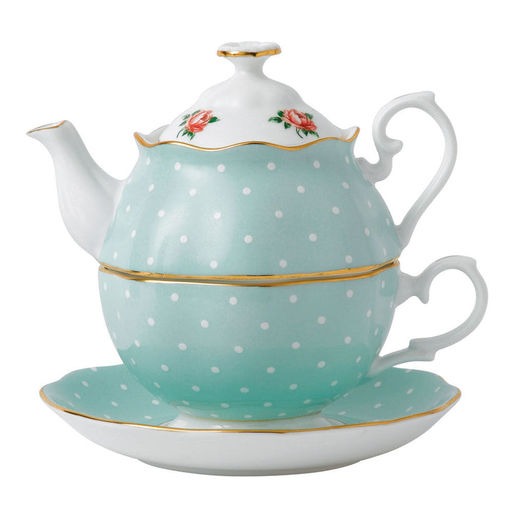 Polka Rose Tea for One