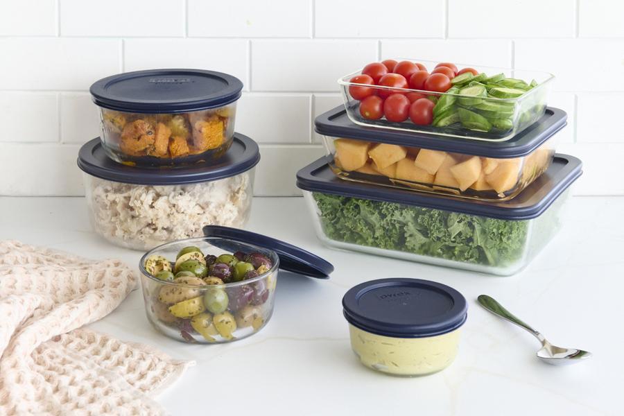 Simply Store 7 Cup Round Blue Lid