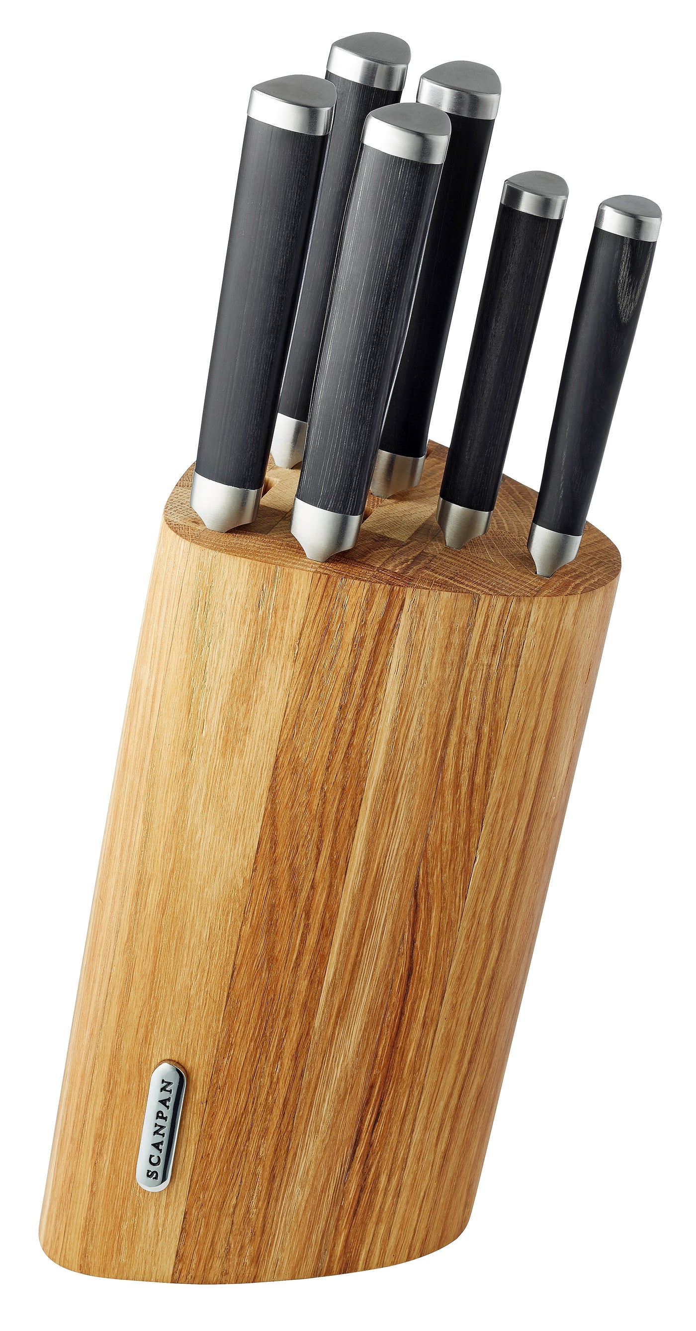 Maitre D&#39; 7Pce Knife Block Oak