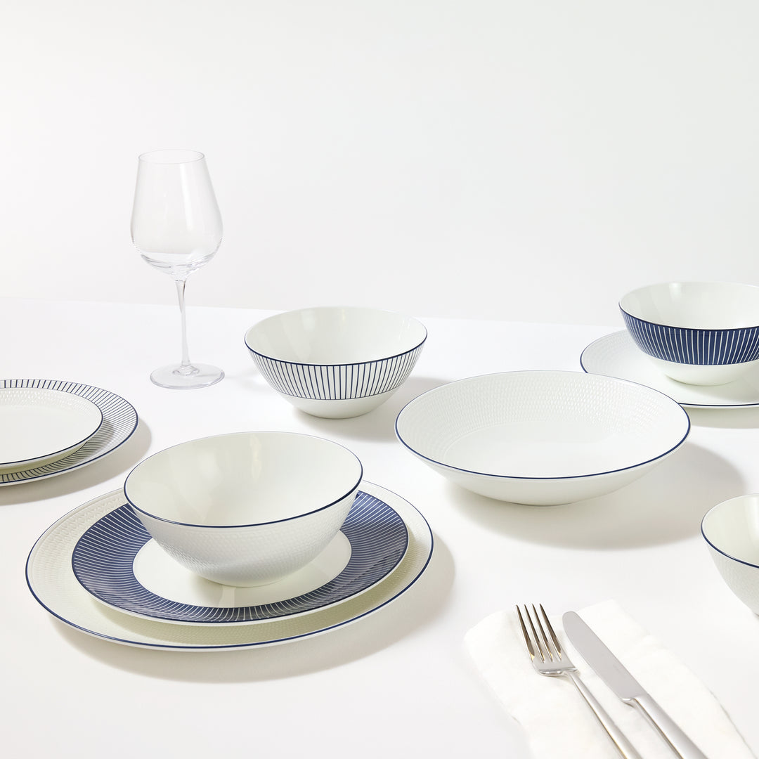 Gio Pasta Bowl 23cm Blue Line