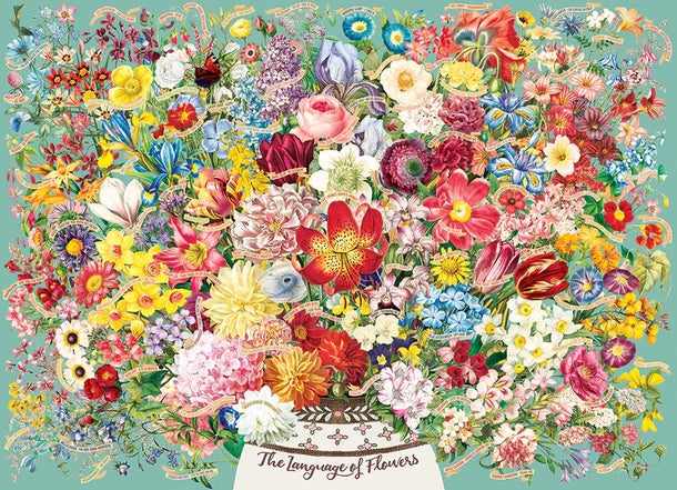 The Language of Flowers, 1000PCS, Compact