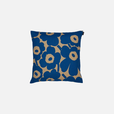 Pieni Unikko Cushion Cover 50 X 50 Cm - blue
