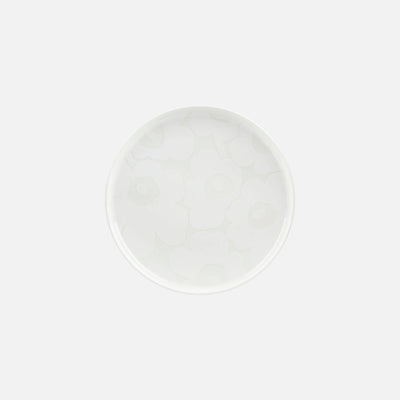Oiva / Unikko Plate 25 Cm - white