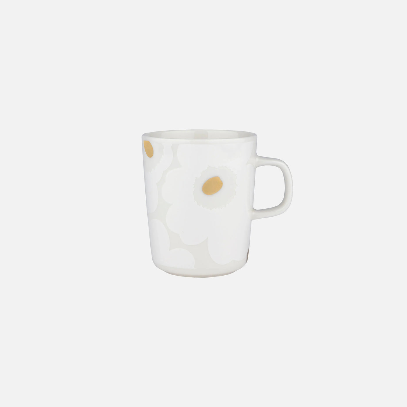 Oiva / Unikko Mug 2,5 Dl - white, gold