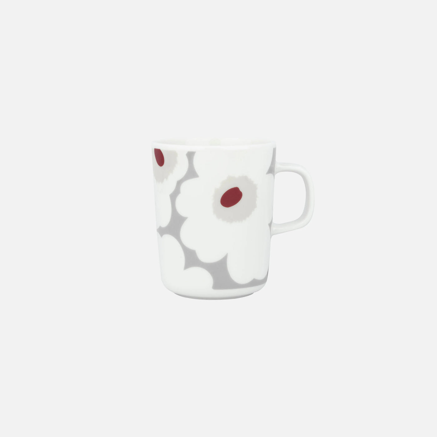 Oiva / Unikko Mug 2,5 Dl - grey, red