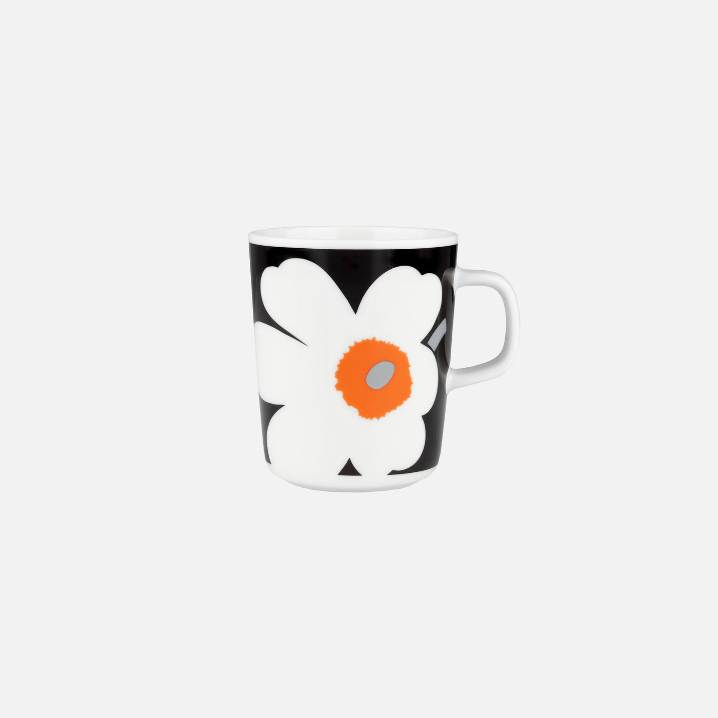 Oiva / Unikko Mug 2,5 Dl - black, orange