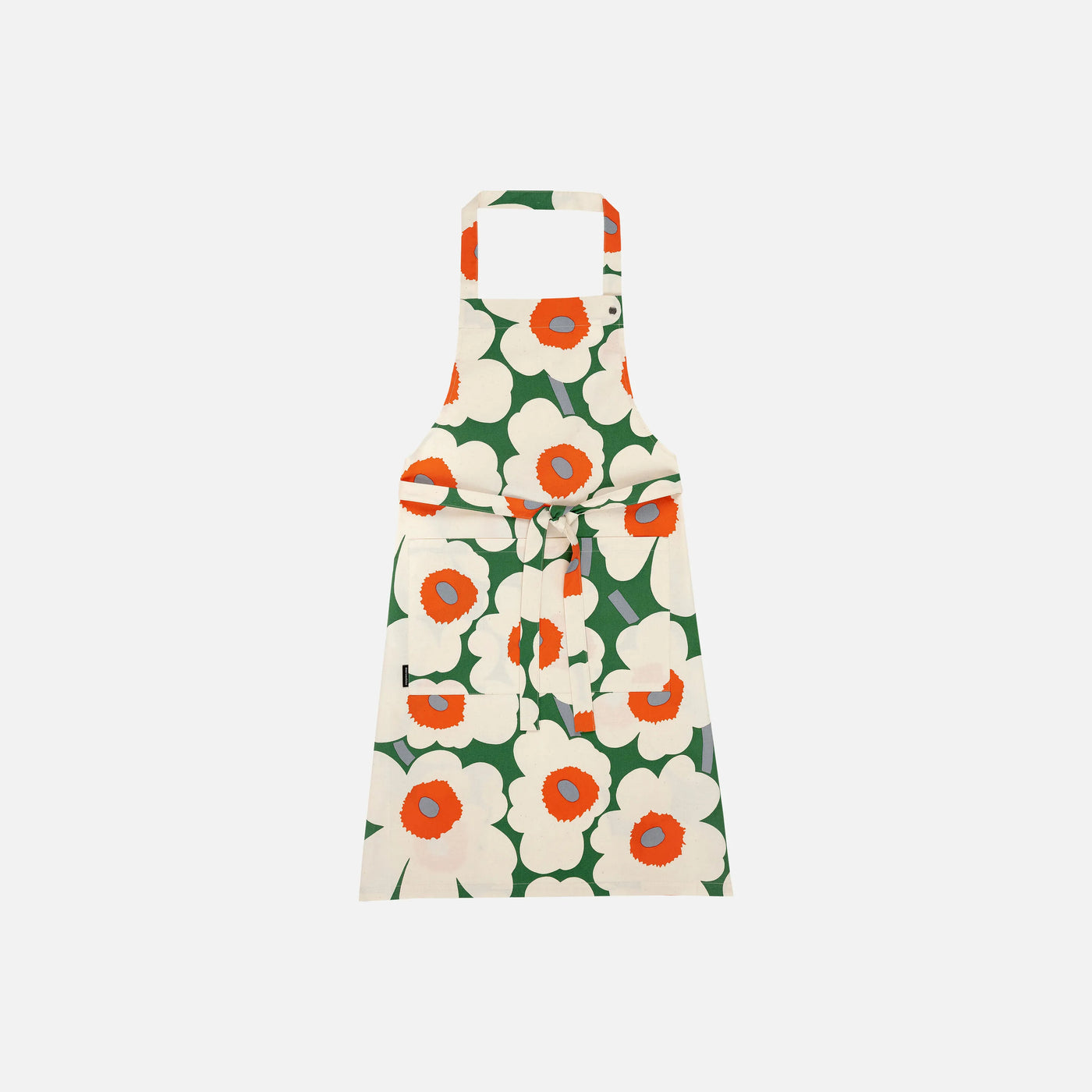 Pieni Unikko Apron - green, orange