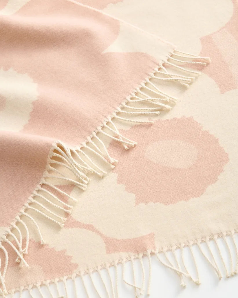 Unikko blanket 130x180 cm - pink