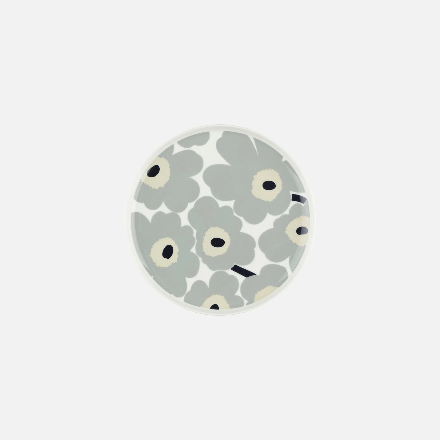Oiva / Unikko plate 25 cm - light grey