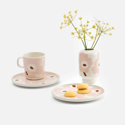 Oiva / Unikko plate 20 cm - pink