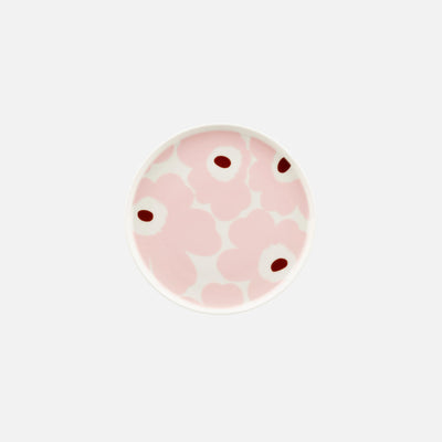 Oiva / Unikko plate 20 cm - pink