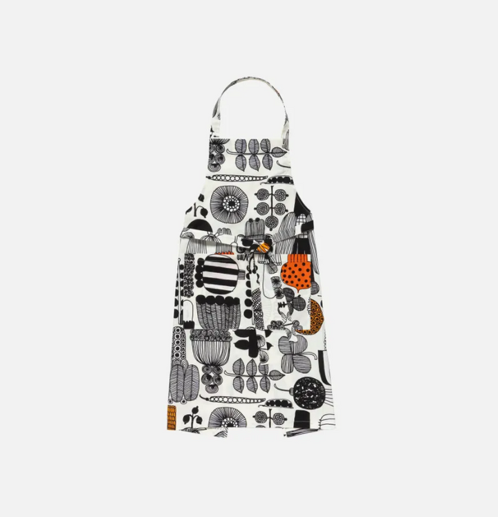 Puutarhurin parhaat Apron - white, black, orange
