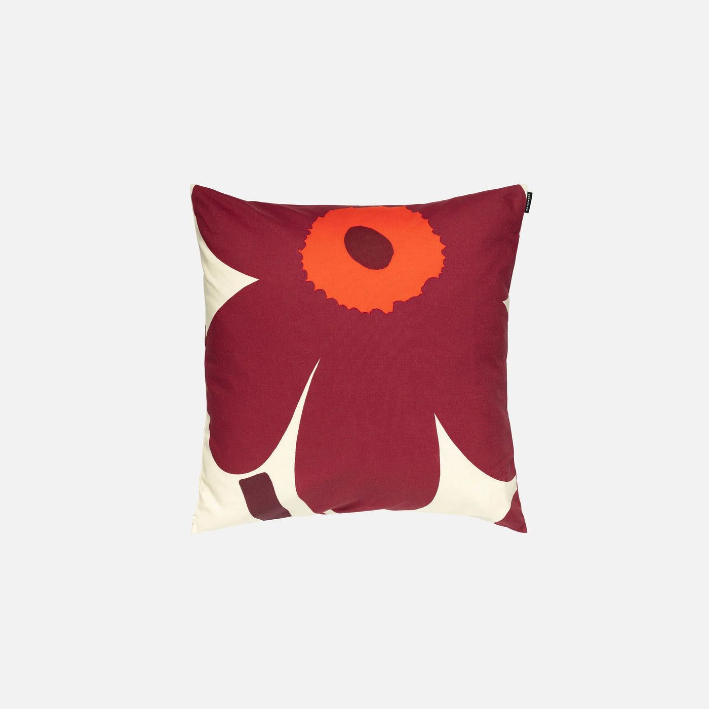 Unikko cushion cover 50x50 cm - burgundy