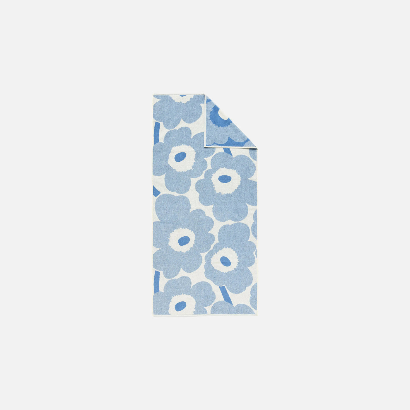 Unikko bath towel 70x150 cm - sky blue