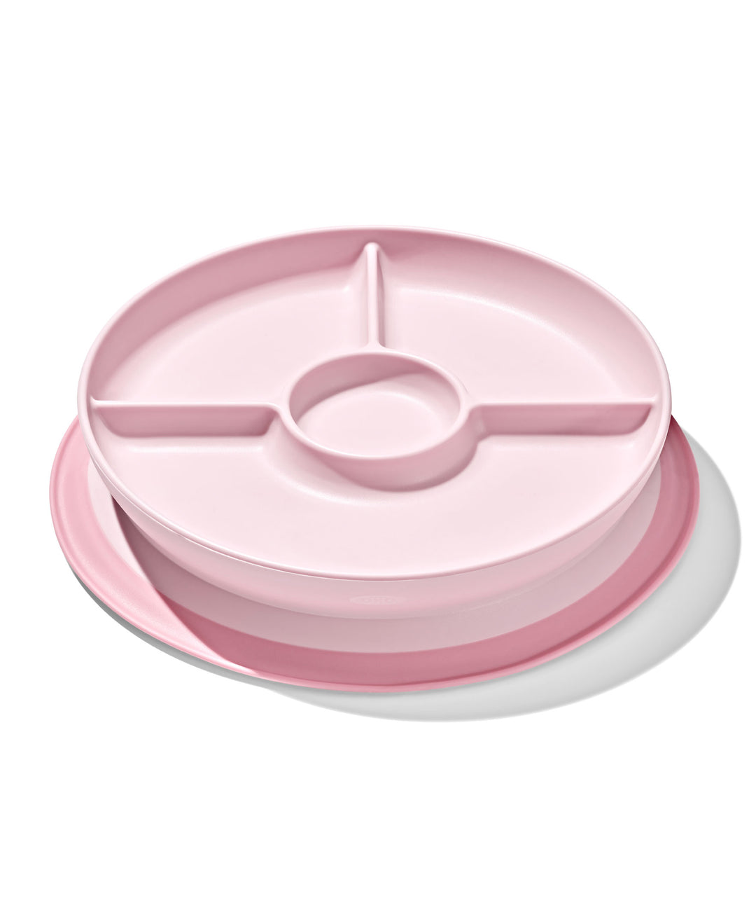TOT Stick & Stay Divided Plate - Blossom
