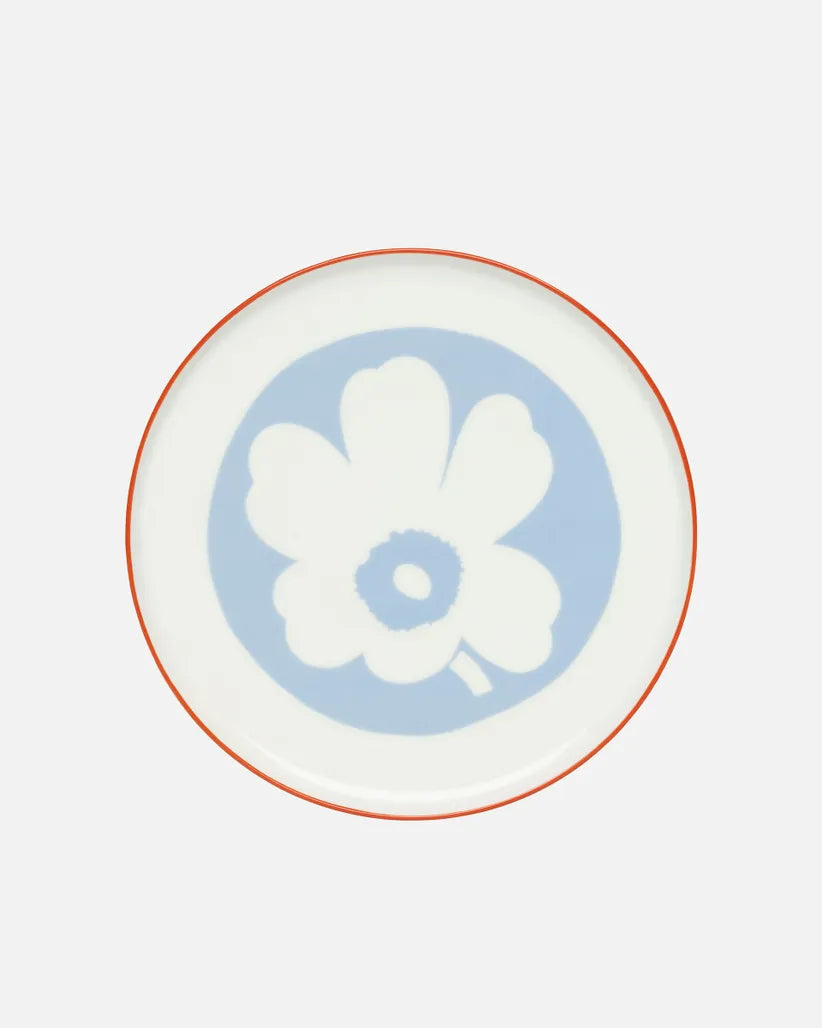 Oiva / Unikko Serving dish 24 cm - light blue