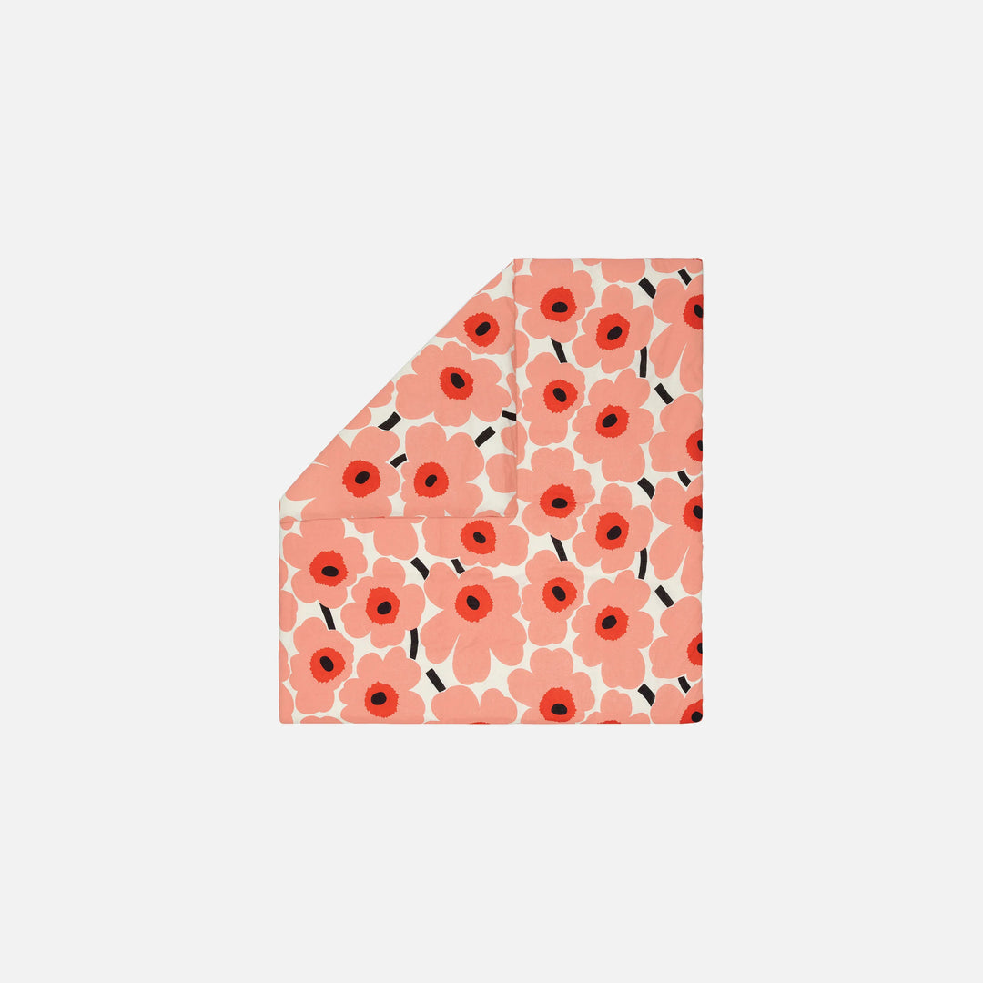 Unikko Duvet cover 240x220 cm - coral