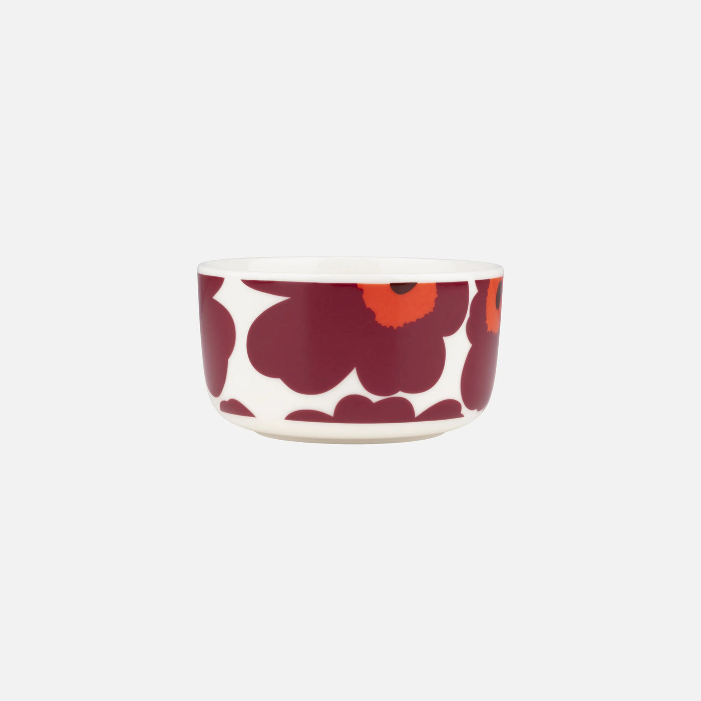 Oiva / Unikko bowl 5 dl - burgundy