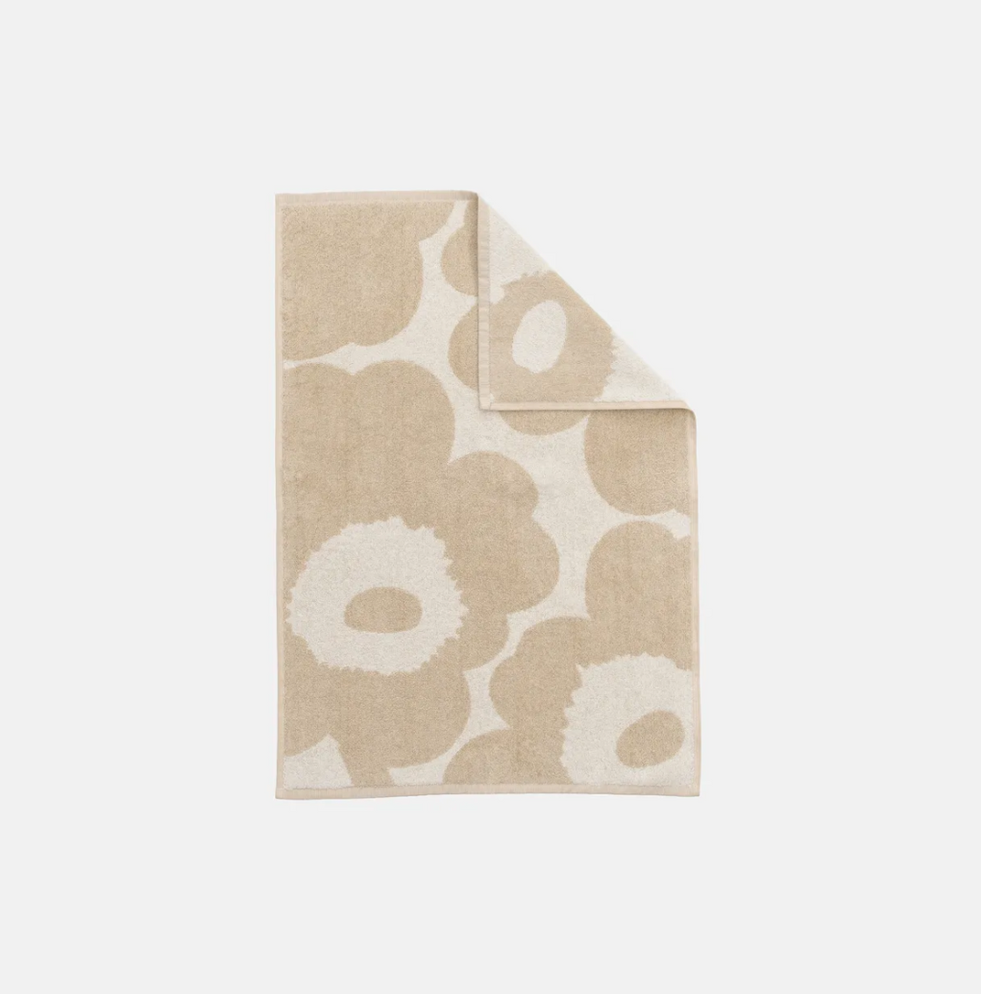 Unikko Hand Towel 50x70 Cm - Sand