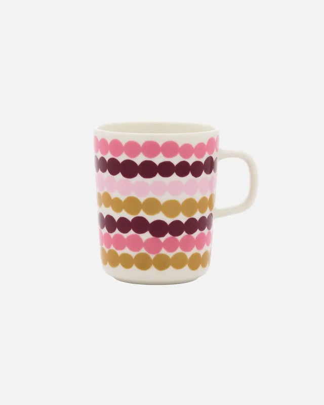 Oiva / Siirtolapuutarha Mug 2,5 dl - pink, plum, caramel