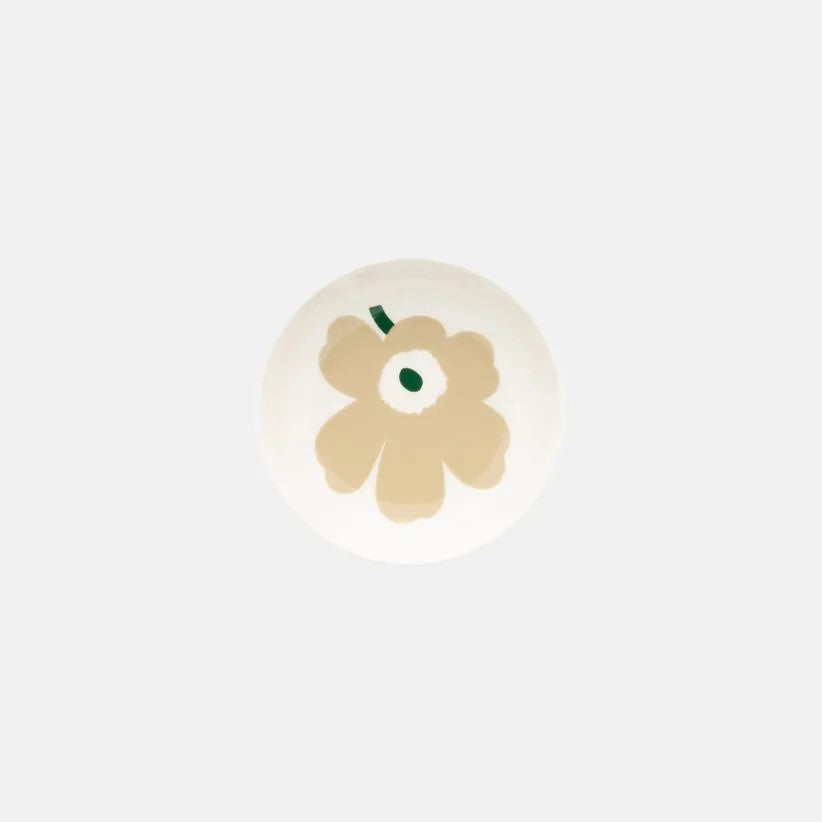 Oiva / Unikko Dish 13 cm - white,beige