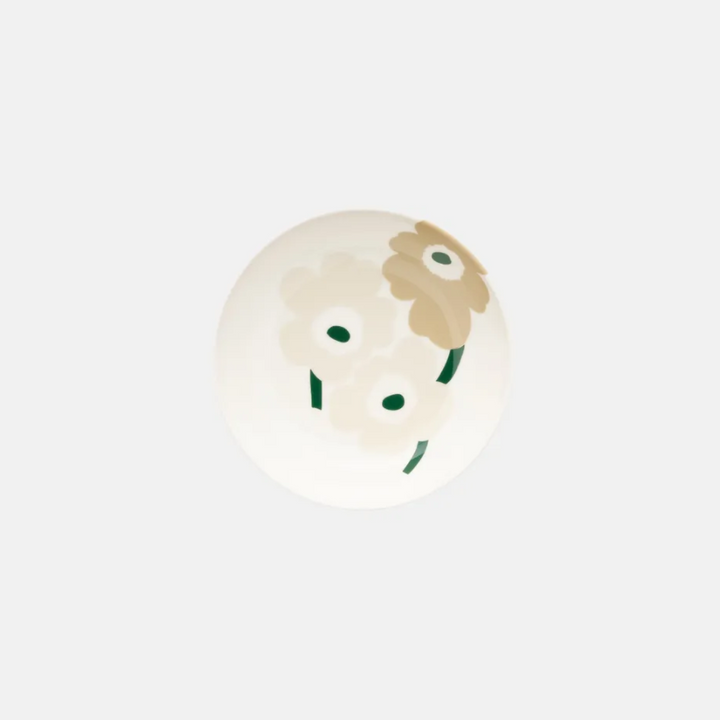 Oiva / Unikko Dish 16 cm - white,beige