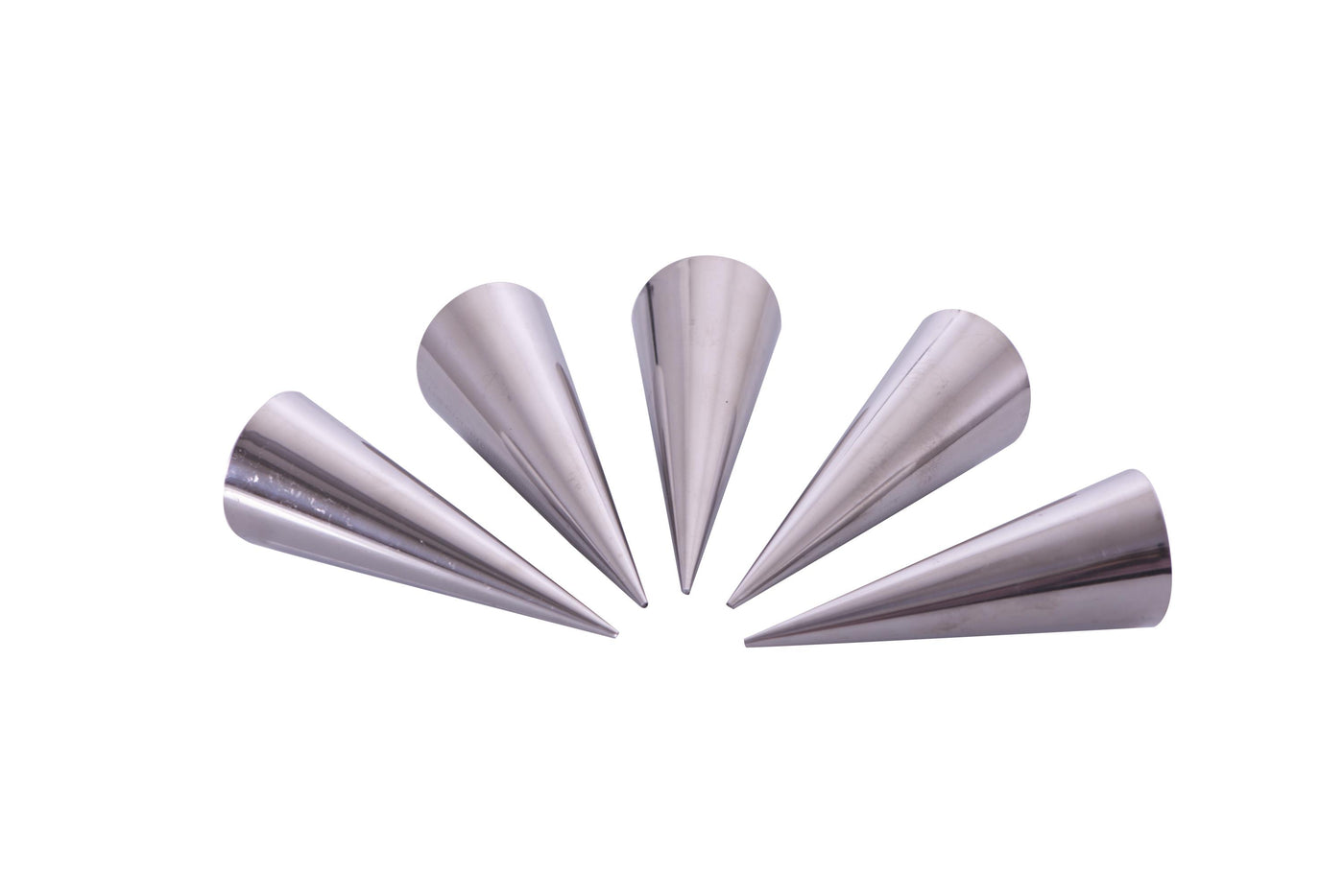 S/Steel Cream Horns-Set Of 6