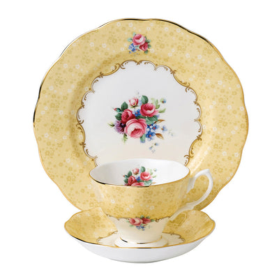 100 Years Teaware Teacup, Saucer, Plate 1990