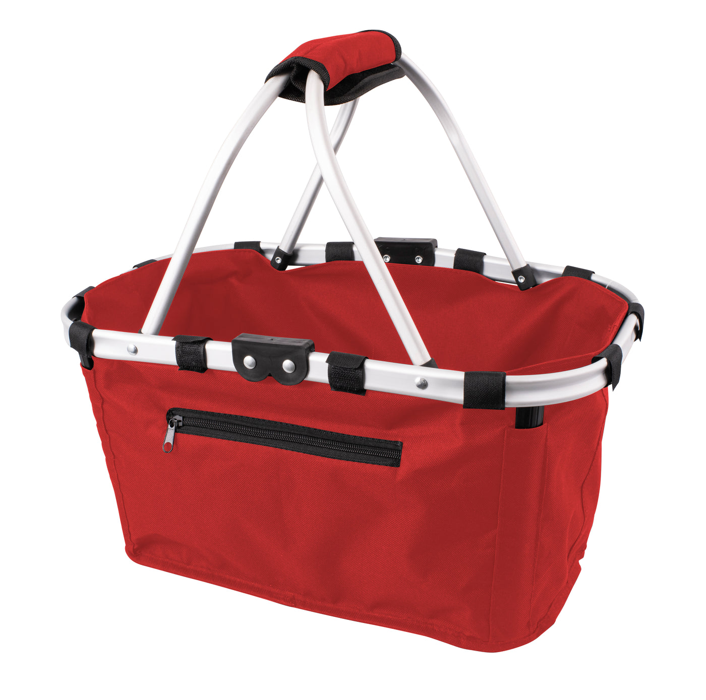 2 Handle Carry Basket Red
