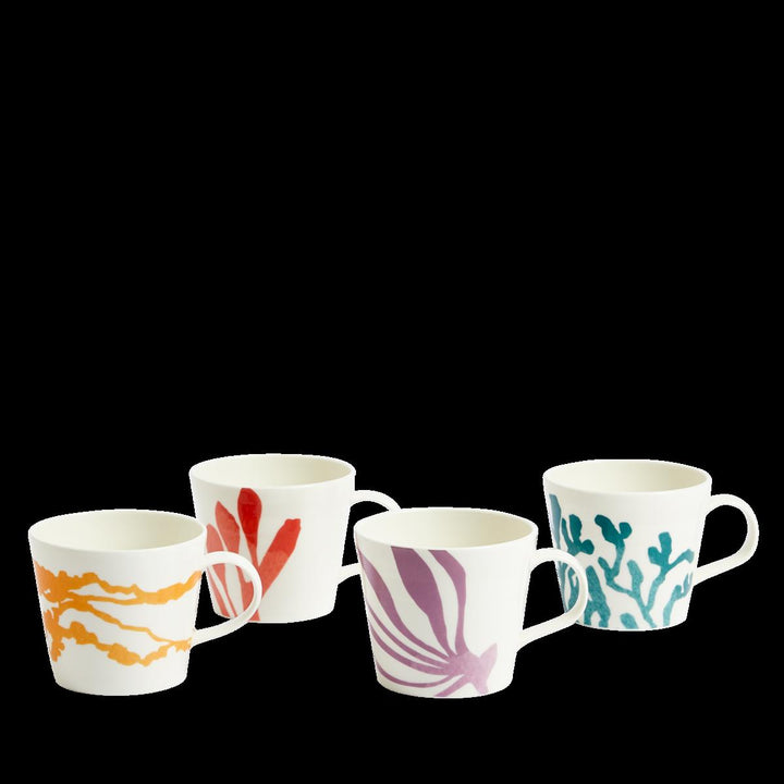 1815 Bright Mug 400ml Mixed Pattern Set of 4