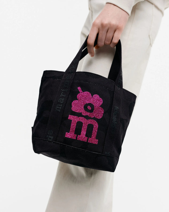 Carrier Mini Unikko - black, pink