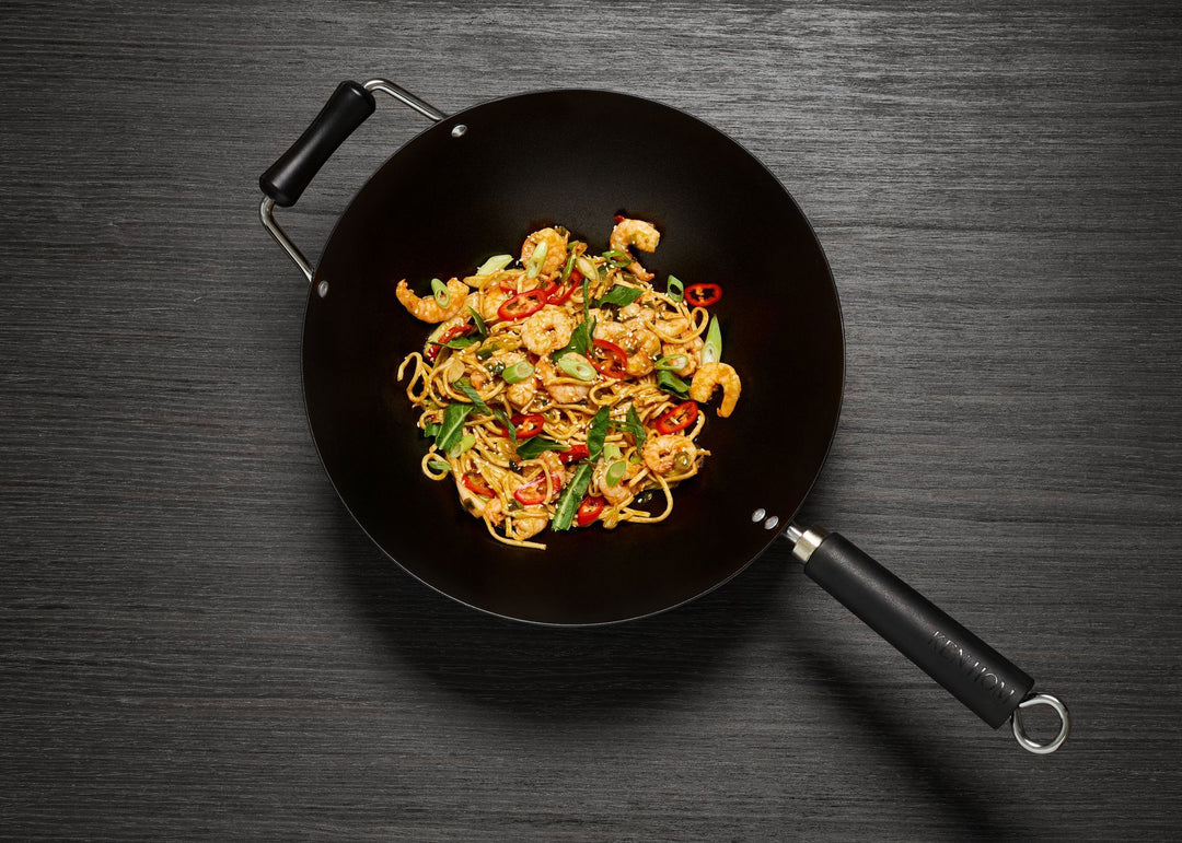 Excellence Non-stick Carbon Steel Wok 35cm