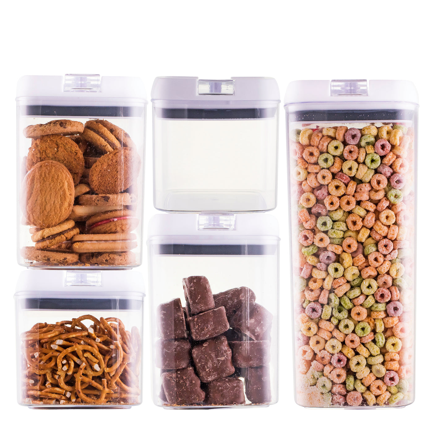 Flip Top Storage Container 5pce