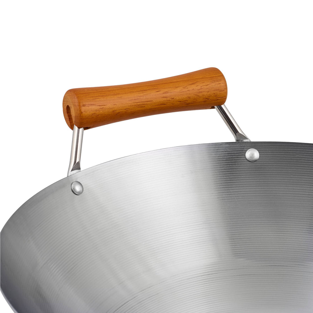 Excellence Carbon Steel Wok 32cm