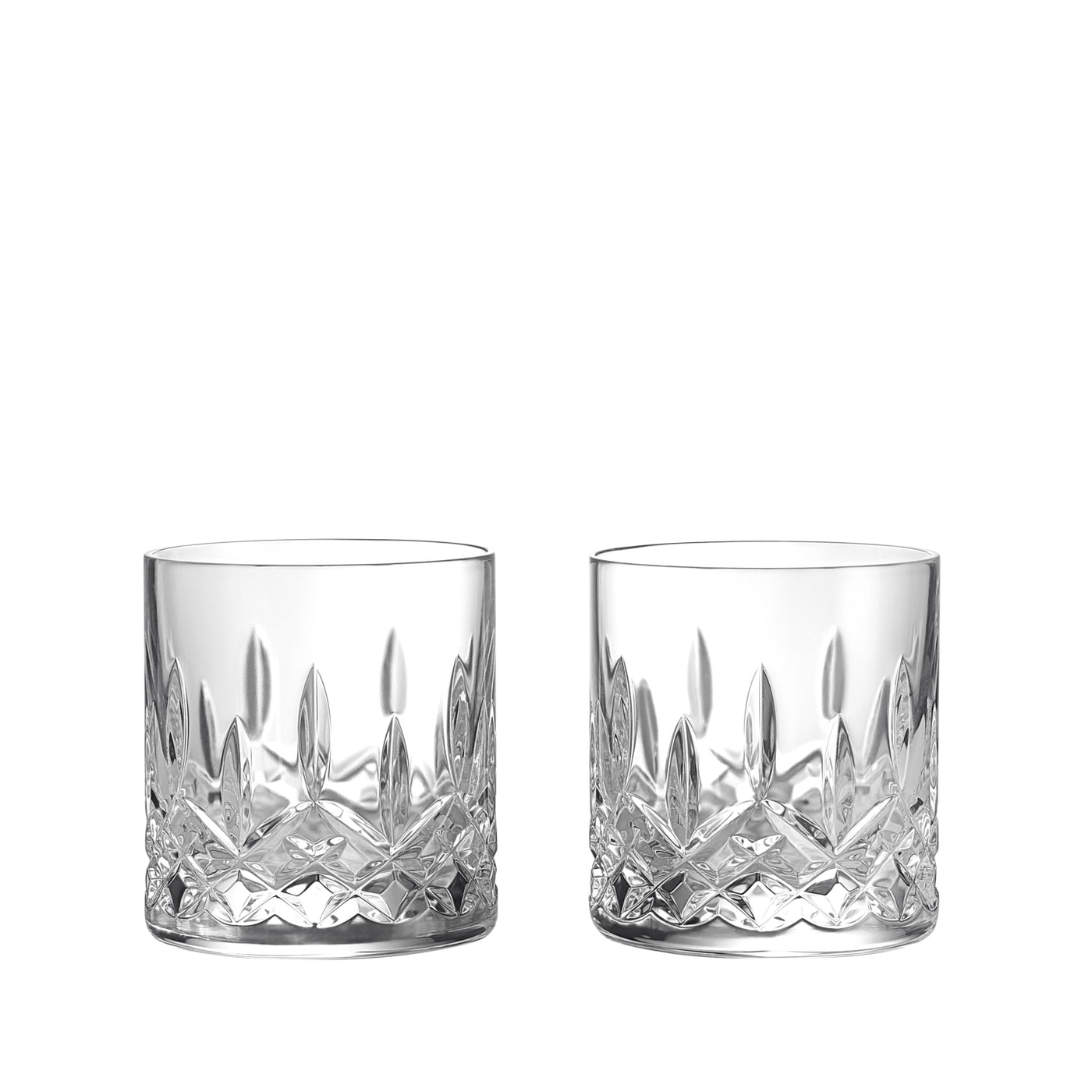 Waterford Connoiseur Lismore Straight Tumbler Pair