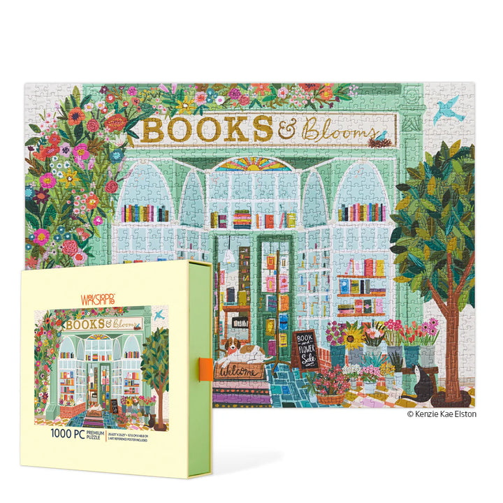 Books And Blooms 1000 Pce - Puzzle