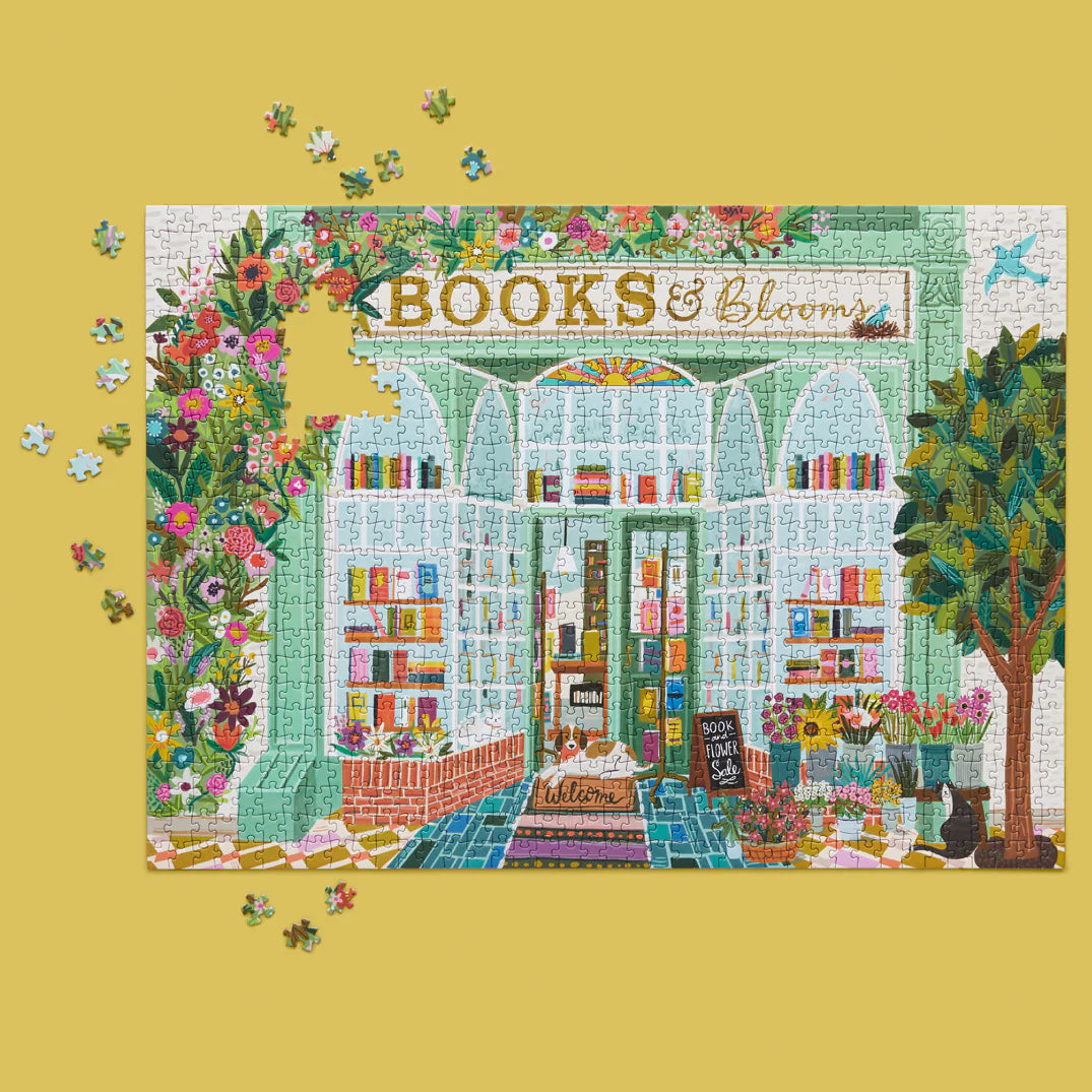 Books And Blooms 1000 Pce - Puzzle