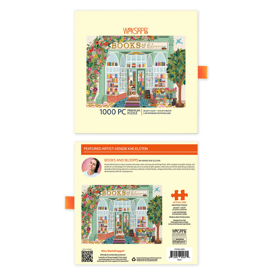 Books And Blooms 1000 Pce - Puzzle