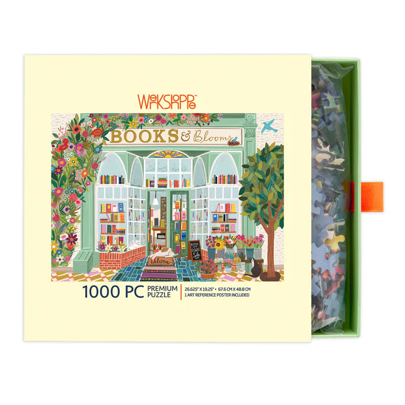 Books And Blooms 1000 Pce - Puzzle