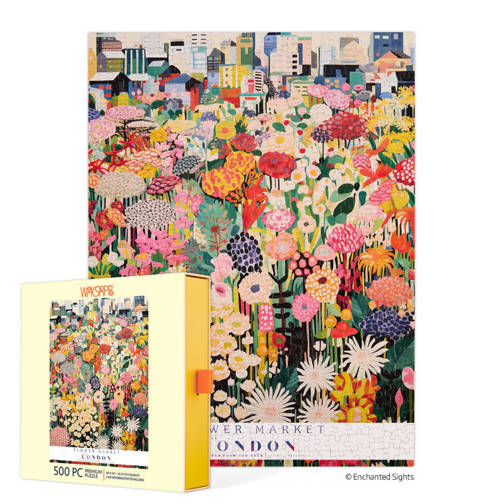 London Flower Market 500 Pce - Puzzle