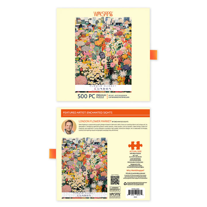 London Flower Market 500 Pce - Puzzle
