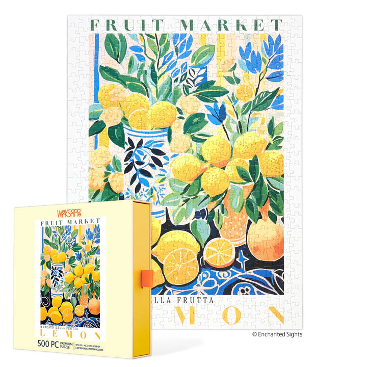 Fruit Market Lemons 500 Pce - Puzzle