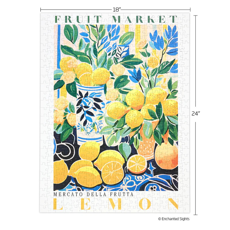 Fruit Market Lemons 500 Pce - Puzzle