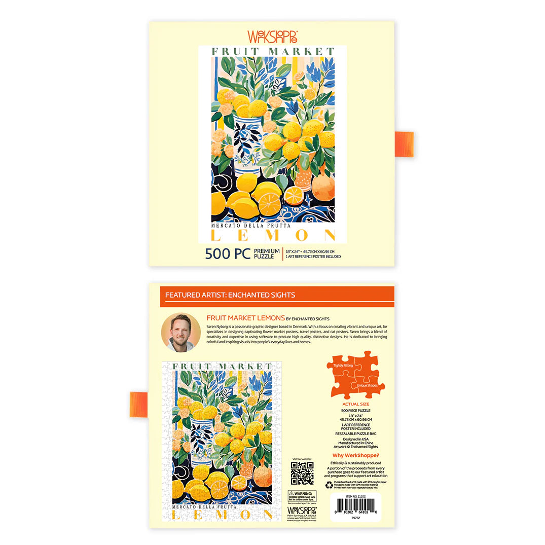Fruit Market Lemons 500 Pce - Puzzle
