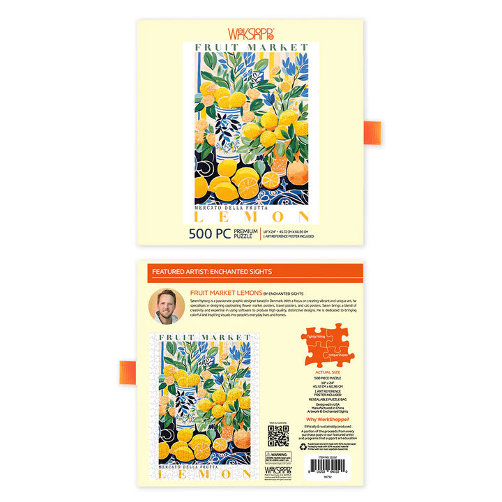 Fruit Market Lemons 500 Pce - Puzzle