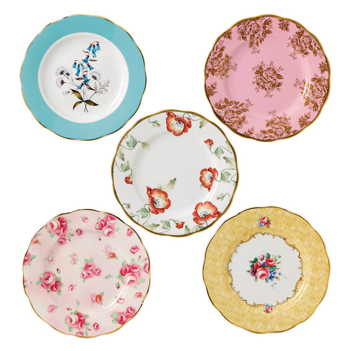 100 Years Teaware 5 Plates Set(50-90'S)
