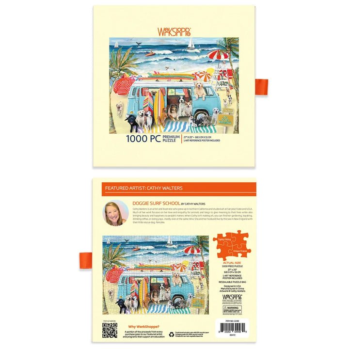 Doggie Surf School 1000 Pce - Puzzle